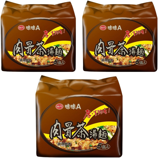 味丹 味味A 肉骨茶湯麵 85g, 15包
