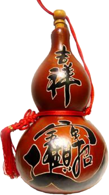 開運陶源 天然瓠仔 特大葫蘆吊飾, 1個
