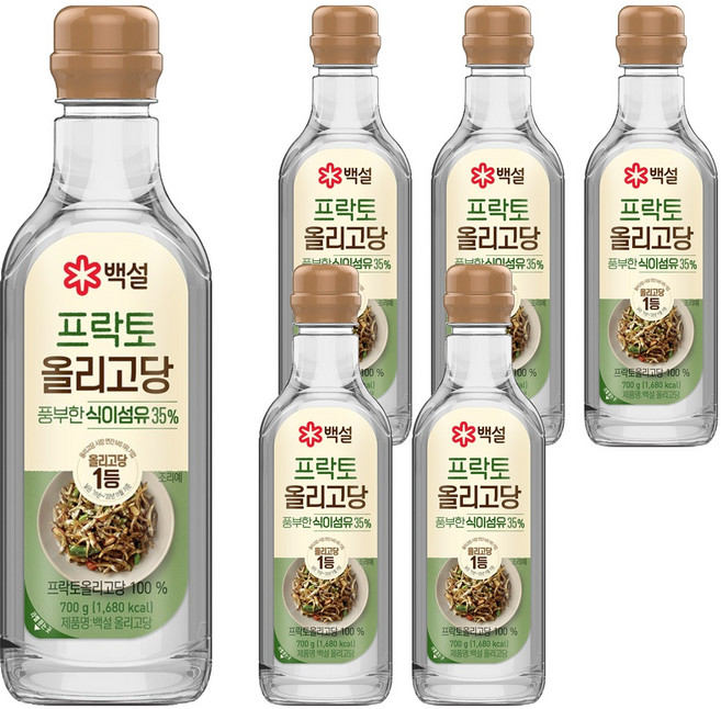 백설 올리고당, 700g, 6개