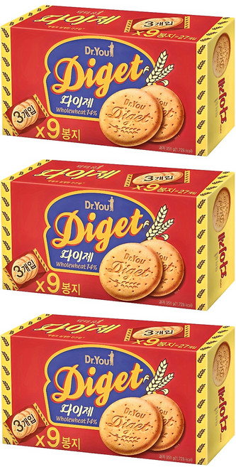 닥터유 다이제, 351g, 3개