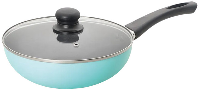 cook power 鍋寶 金鑽不沾炒鍋 蒂芬妮藍 820g 1750ml, 20cm, 1個