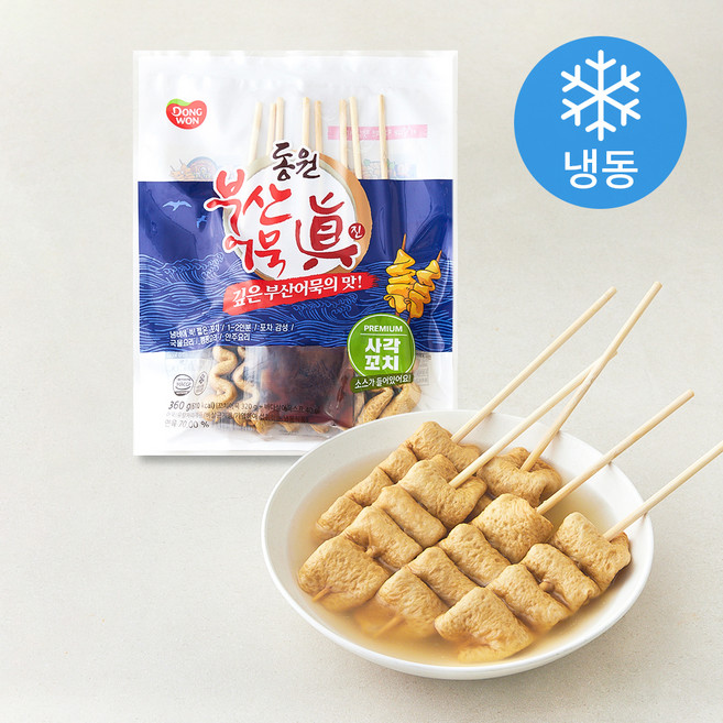 동원 부산어묵 진 사각꼬치 (냉동), 360g, 1개