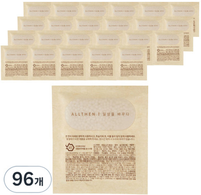 물먹는뽀송 서랍용 제습제 본품, 45g, 96개