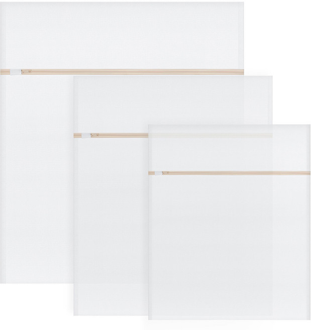 하비티 사각 촘촘 메쉬 세탁망 S + M + L 세트, 1세트