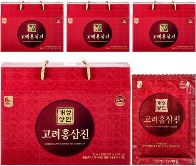 개성상인 고려홍삼진, 50ml, 120개