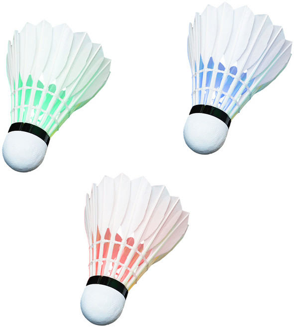 플레이픽 LED 셔틀 JT3707, 화이트, 3개입, 1세트