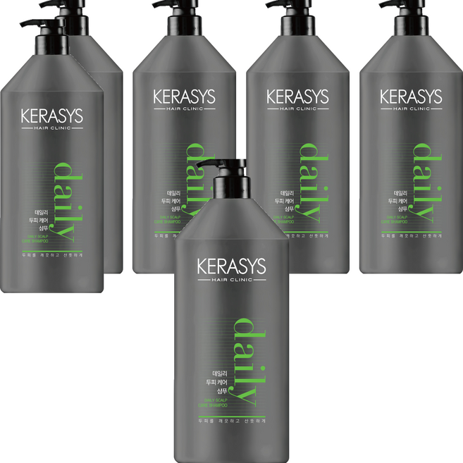 케라시스 데일리 두피 케어 샴푸, 1.5L, 6개