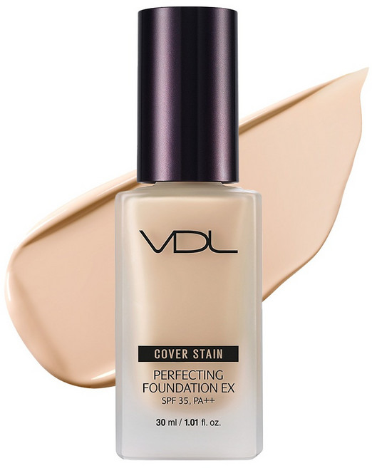 브이디엘 커버 스테인 퍼펙팅 파운데이션 EX 30ml, 1개, V03