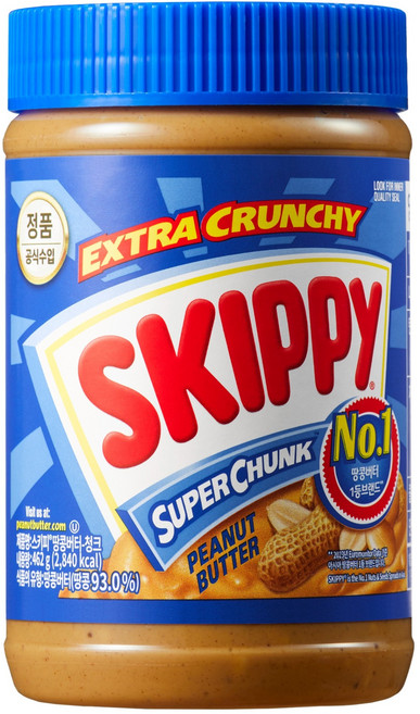 스키피 수퍼 청크 피넛 버터, 462g, 1개