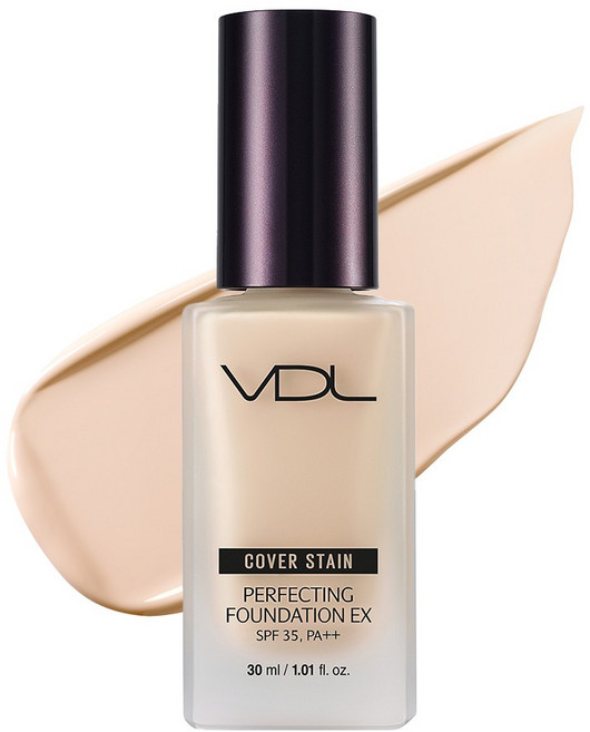 브이디엘 커버 스테인 퍼펙팅 파운데이션 EX 30ml, 1개, V02