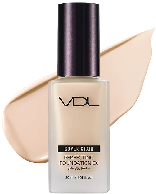 브이디엘 커버 스테인 퍼펙팅 파운데이션 EX 30ml, 1개, V02 - 쿠팡