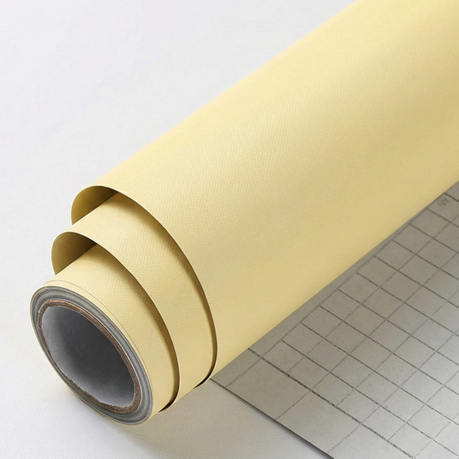 온아름 파스텔톤 접착식 시트 벽지, 크림 옐로우