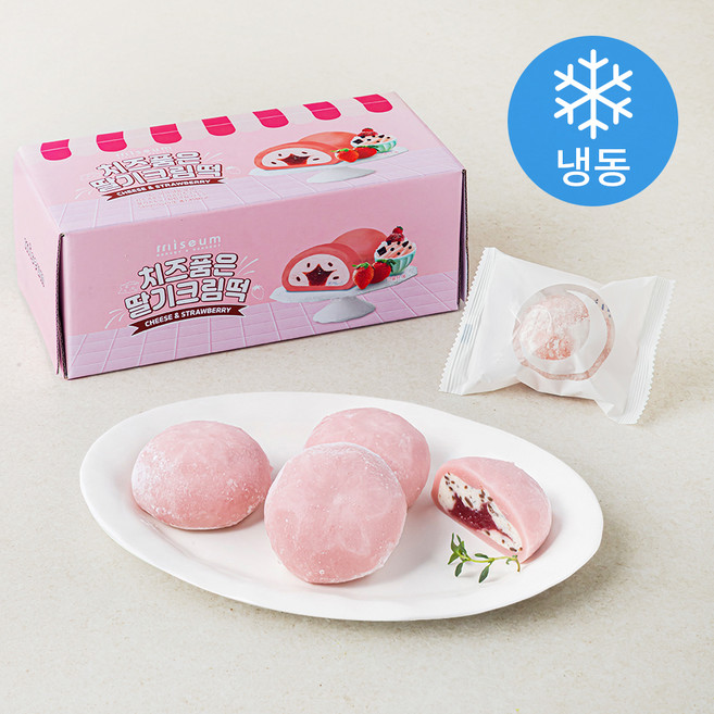 미지엄 치즈품은 딸기 크림떡 (냉동), 60g, 9개입, 1개
