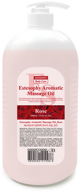 에스테소피 아로마틱 마사지 오일 로즈, 1L, 1개