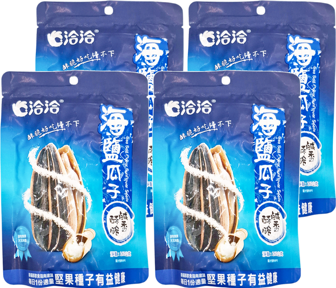 ChaCha 洽洽 海鹽瓜子, 160g, 4包