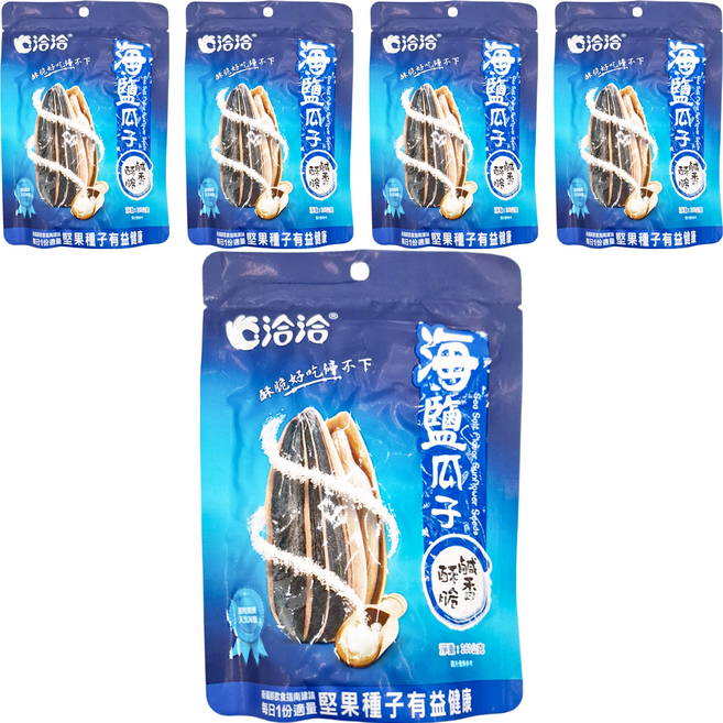 ChaCha 洽洽 海鹽瓜子, 160g, 5包
