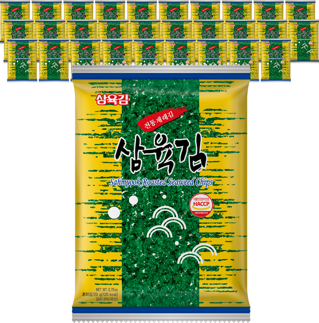 삼육김 전통재래김 삼육 전장김, 20g, 30개