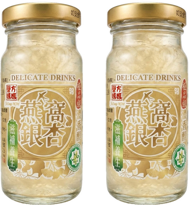譽方媽媽 極品燕窩銀杏玉露, 140g, 2罐