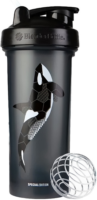 Blender Bottle Classic V2 特別款 搖搖杯, 虎鯨款 黑色, 828ml, 1個