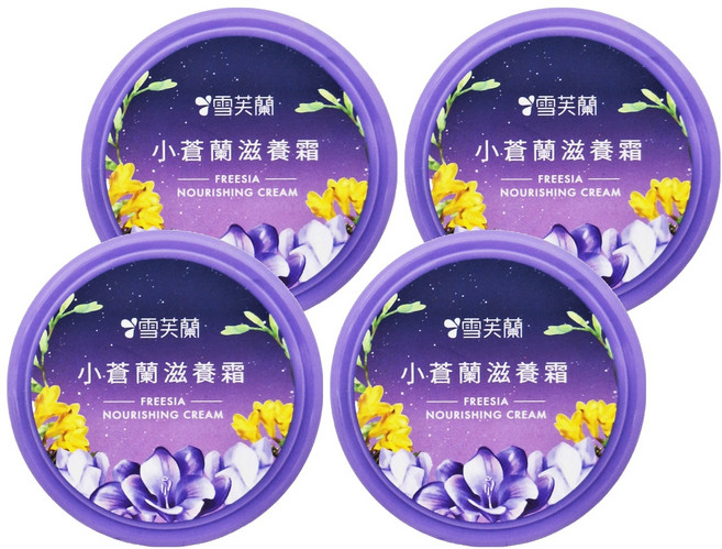 雪芙蘭 滋養霜 小蒼蘭, 60g, 4罐