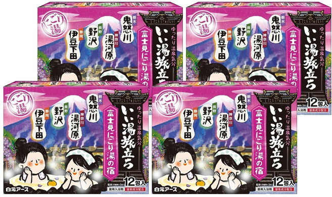 Hakugen Earth 白元 入浴劑 富士見湯系列 12包, 300g, 4盒