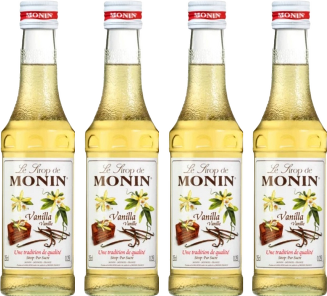 MONIN 莫寧 香草風味糖漿, 250ml, 4瓶