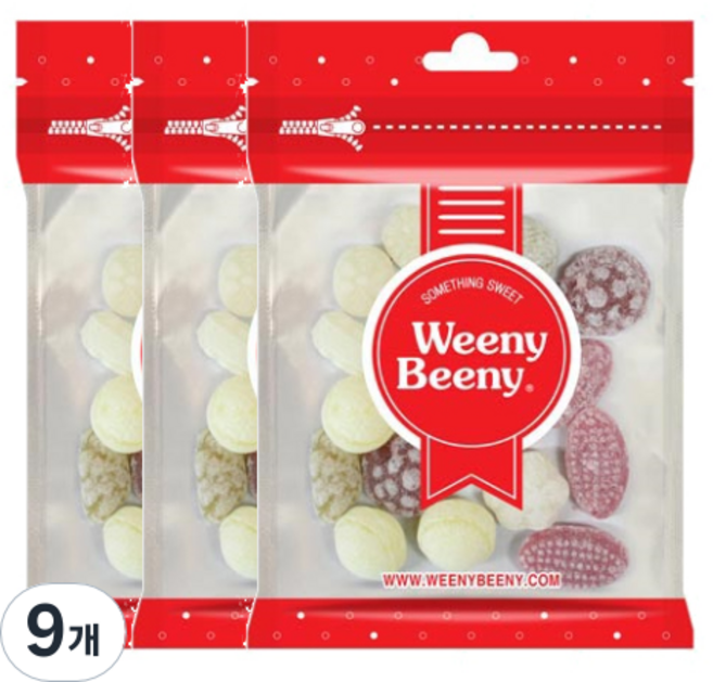 Weeny Beeny 綜合水果巴伐利亞, 50g, 9個
