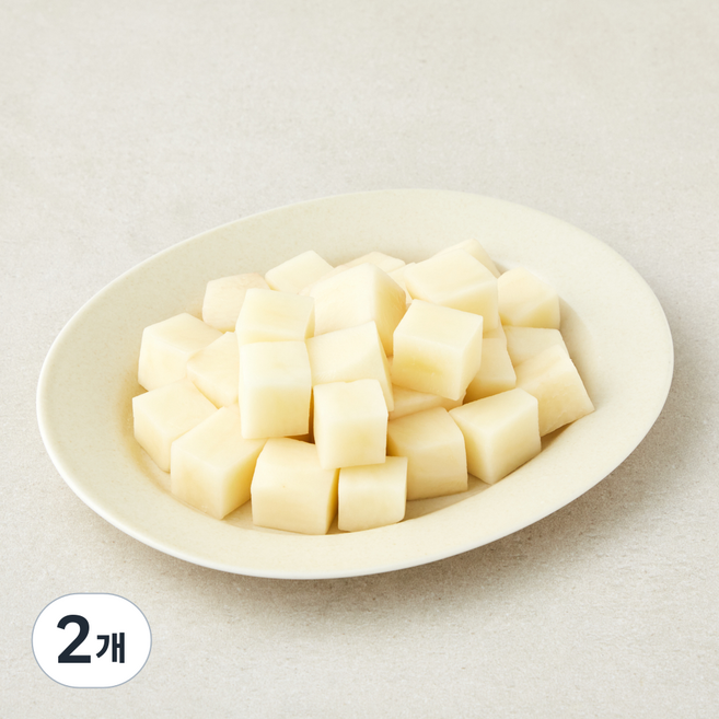 국내산 조각감자 깍둑썰기, 2개, 300g