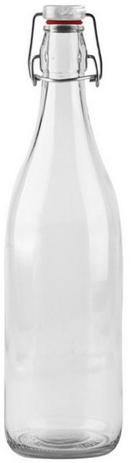 tescoma 扣式密封玻璃水瓶 27 x 7cm 430g, 透明色, 500ml, 1個