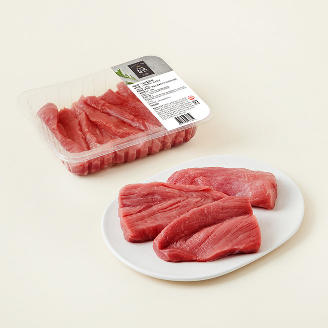 도드람 더짙은 안심 장조림용 (냉장), 500g, 1팩