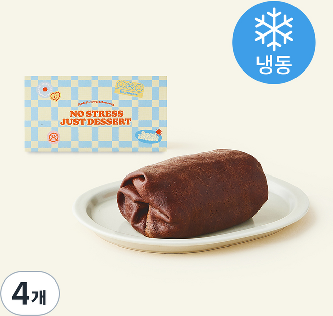 빌리엔젤 피스타치오 쇼콜라 수건 케이크 (냉동), 120g, 4개