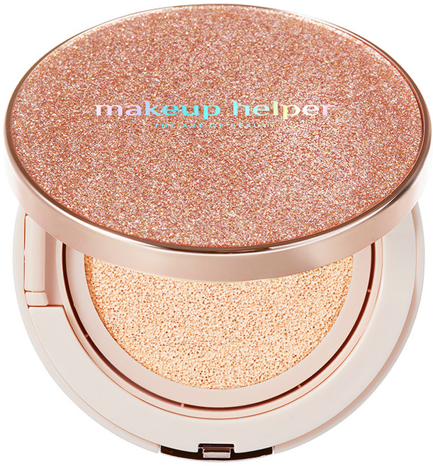 makeup helper 亮澤精華氣墊粉餅 23g, 21 Vanilla, 1個
