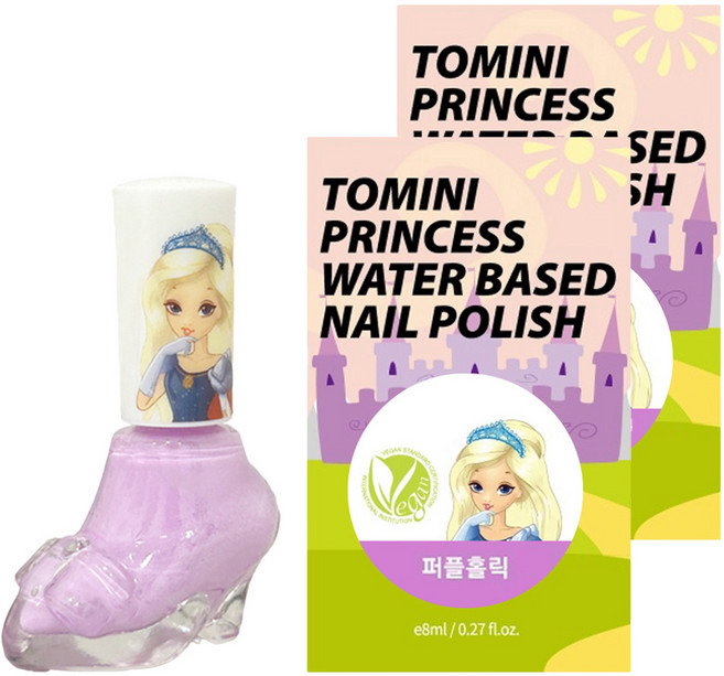 투미니 프린세스 수성 매니큐어, 퍼플홀릭, 2개