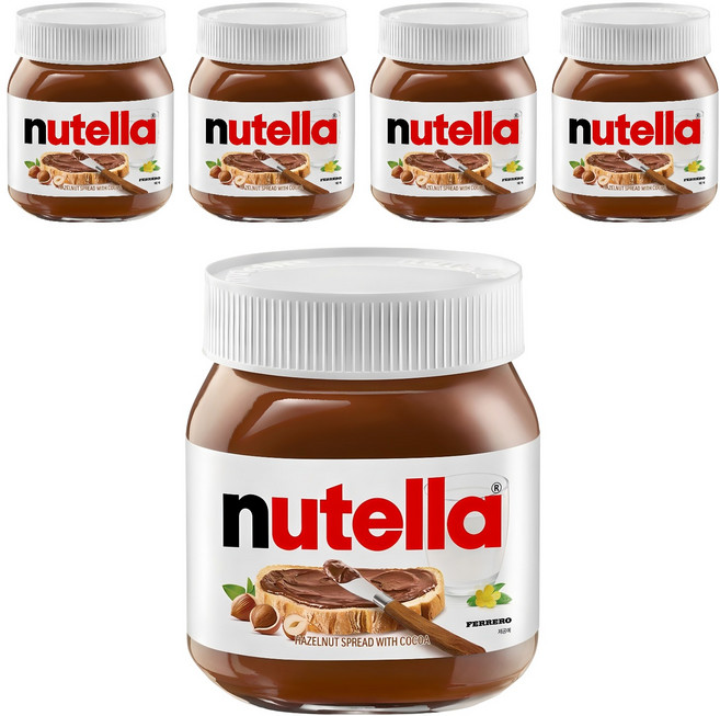 누텔라 스프레드, 370g, 5개