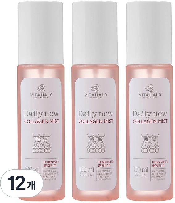 비타할로 골드 콜라겐 안개 미스트, 100ml, 12개