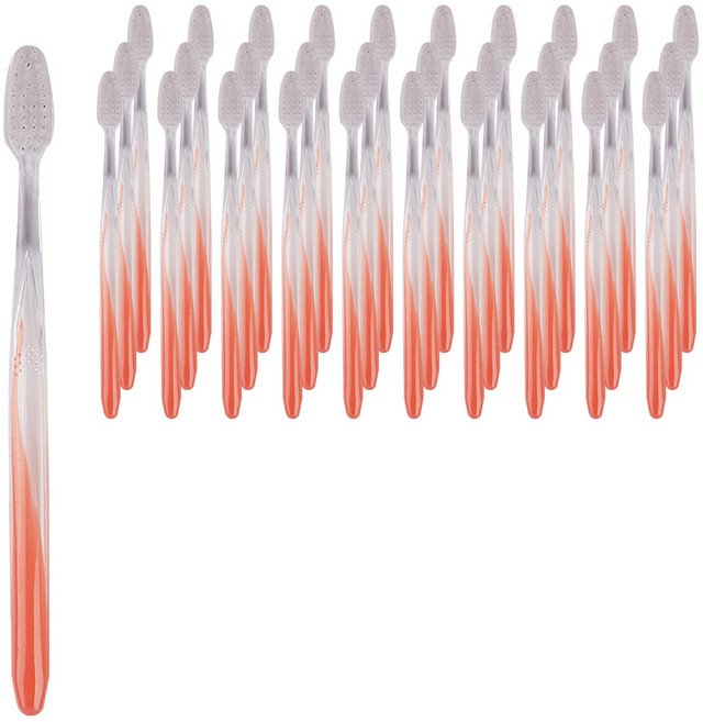 개별포장 고급 미세모 OPP 일회용칫솔, 1개, 500개입