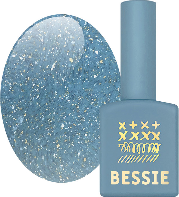 BESSIE 트위드젤 네일, TD 05 JADE, 12g, 1개