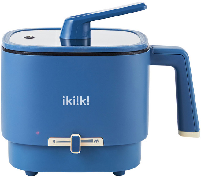 ikiiki 伊崎家電 雙電壓輕旅隨行鍋 藍色, IK-TK4302