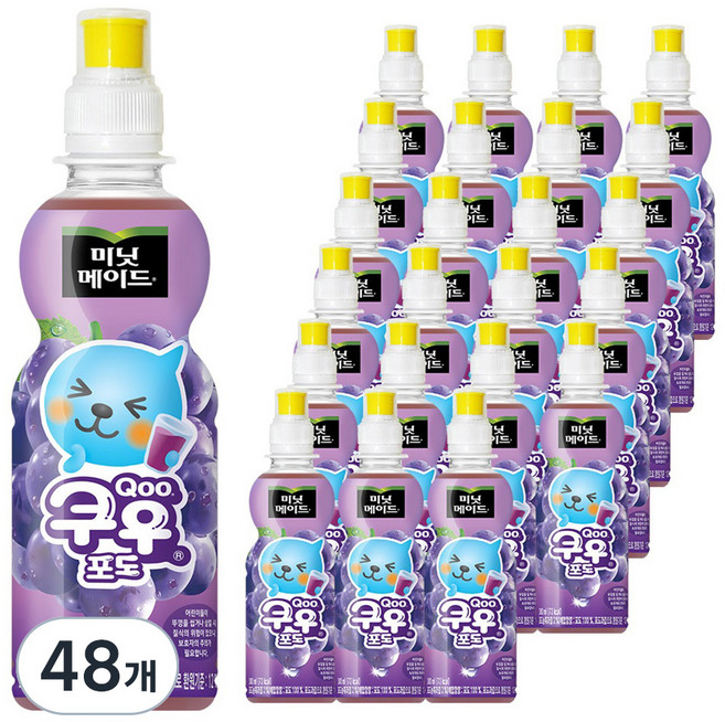 미닛메이드 쿠우 포도, 300ml, 48개