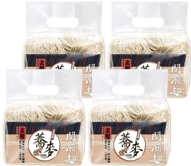 上智 蕎麥關廟麵, 900g, 4包