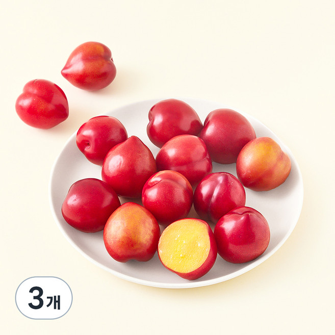 하이프루츠 자두 소과, 1kg, 3개