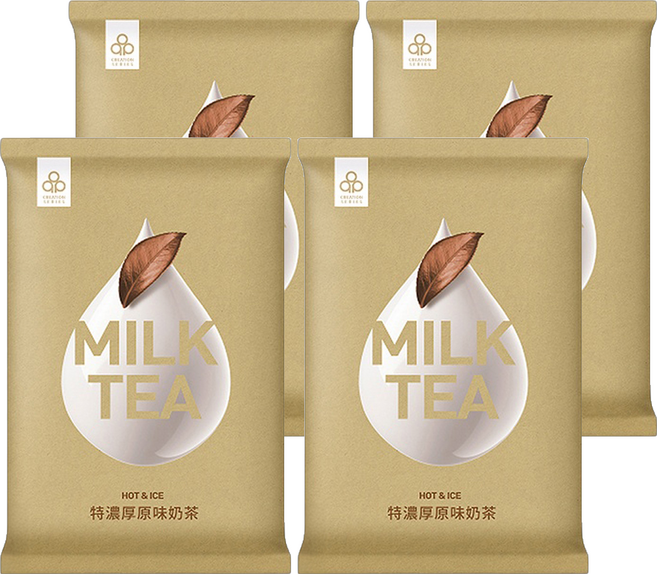 開元食品 特濃厚原味奶茶, 1kg, 1入, 4袋