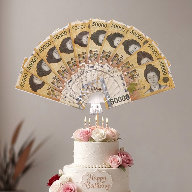 morningscent 캐시클립 용돈 봉투 토퍼 DIY 세트, 혼합색상, 2세트