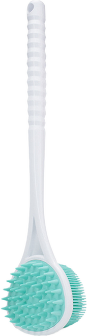 타미나요 로얄 편리한 바디브러쉬, 그린 + 화이트핸들, 1개, 1개입