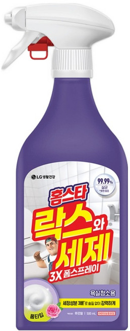 홈스타 락스와 세제 스프레이 후로랄, 500ml, 1개