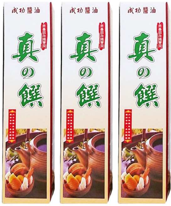 成功醬油 真饌蔭油 非基改黃豆, 420ml, 3盒