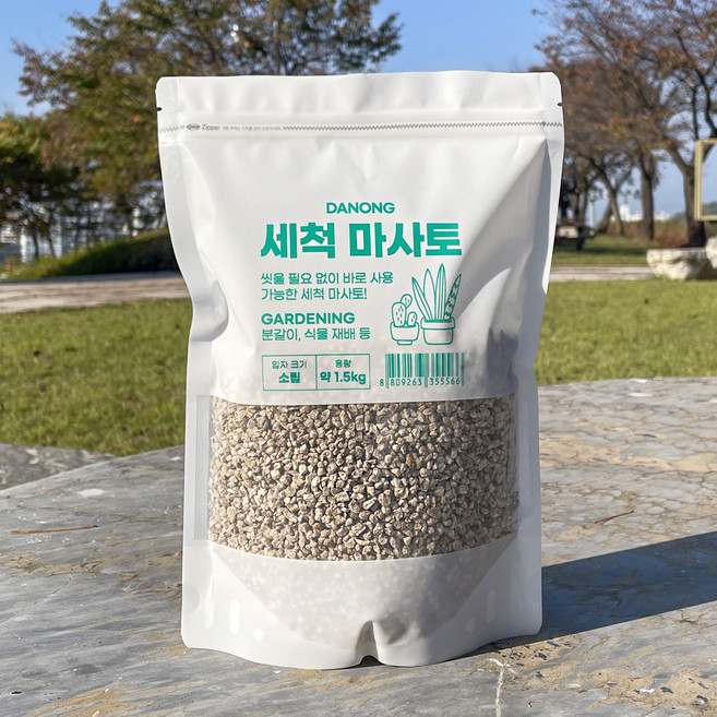 다농 세척 마사토 소립, 1개, 1.5L