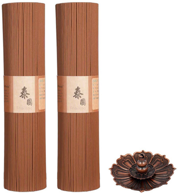 FushanKodo 富山香堂 催財聖物組 沉香9291 臥香 2盒 + 福祿蓮花香座, 1組, 沉香