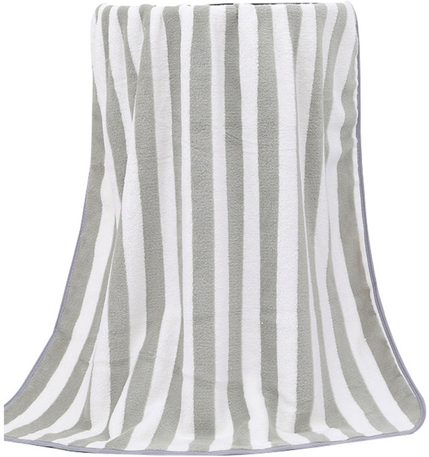 원이네 대형 비치타월 70 x 140 cm, 그레이, 1개