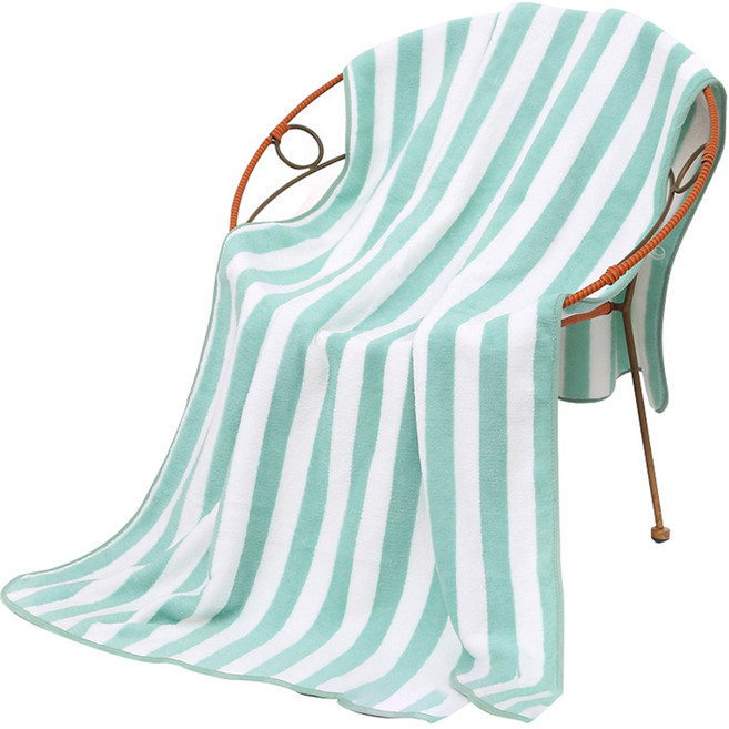 원이네 대형 비치타월 70 x 140 cm, 민트, 1개